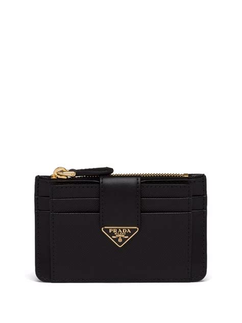 prada logo-plaque zip-fastening purse|Prada Logo.